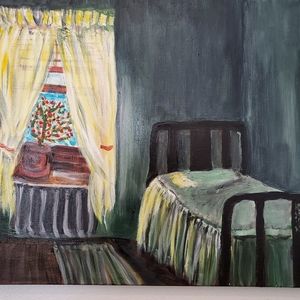 ORIGINAL signed Acrylic painting "HOPE"